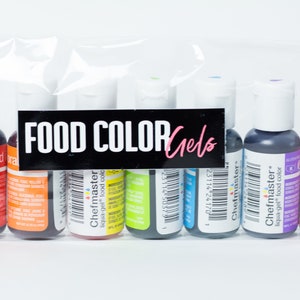 Geles líquidos ChefMaster de 0,70 oz, colorante en gel, colorante comestible, colorante alimentario, arte culinario, colorante comestible, pintura comestible