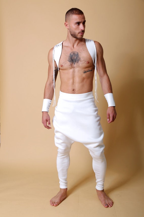 baggy crotch pants