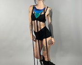 Set of Two Tassel Chokers - Burning Man Accessories for Halloween