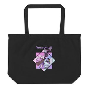 Large organic tote bag