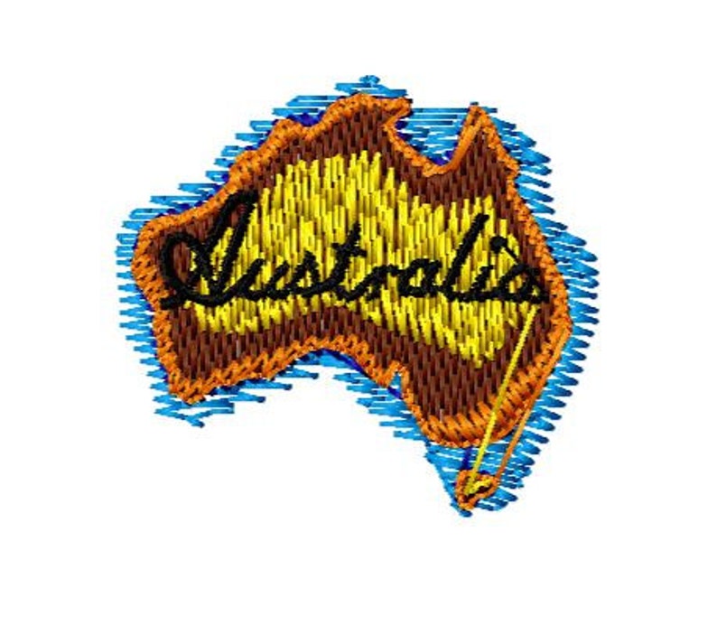 20 Designs Australia Map Machine Embroidery Design Pack Etsy Australia
