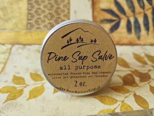 Pine Resin First Aid Salve - Now in a larger 80ml tin!
