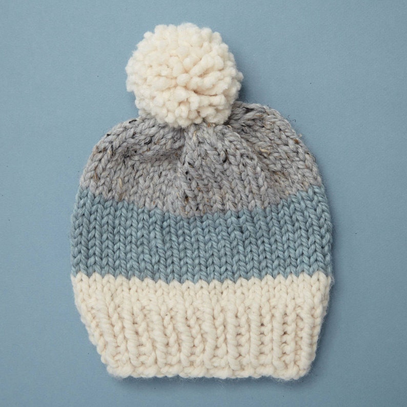 Chunky Knit Hat Winter Hat Womens Pom Pom Hat THE ALBERT Free Shipping Holiday Gifts for Women