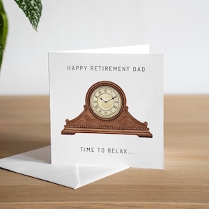 Biglietto di auguri per la pensione personalizzato per lui - Biglietto di auguri per la pensione per papà - Congratulazioni per il tuo biglietto di auguri per la pensione - Biglietto di auguri per la pensione del nonno