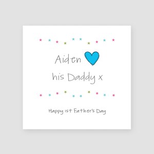 Carte de fête des pères personnalisée de son fils Carte de fête des pères personnalisée pour papa Cadeaux de fête des pères personnalisés Cadeaux de fête des pères personnalisés faits main