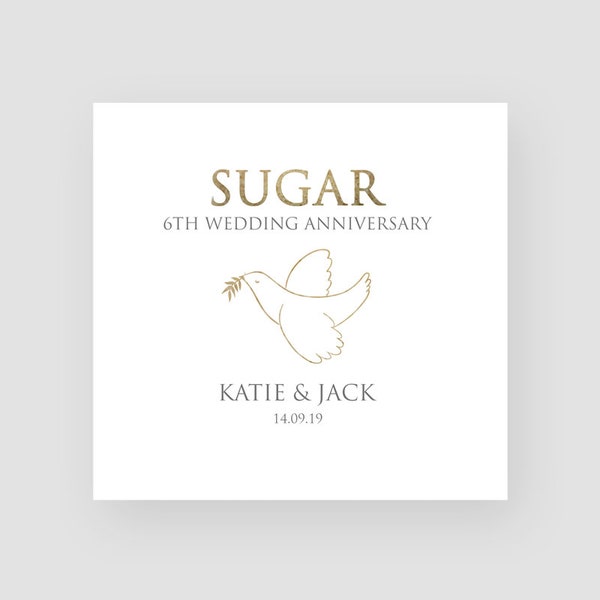 Sugar Anniversary Etsy UK