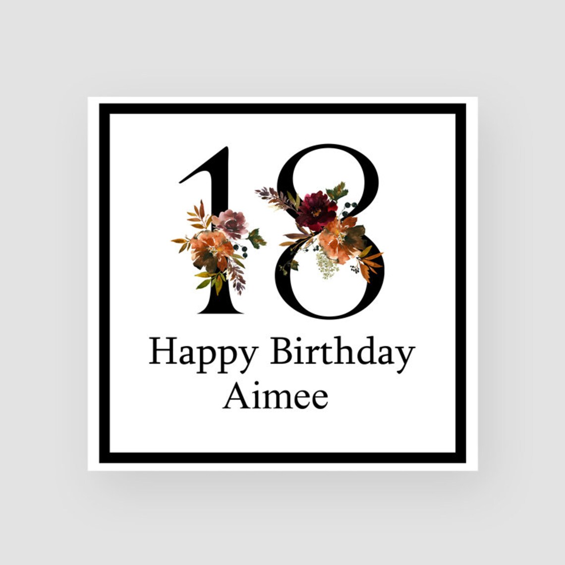 Personalised 18th Birthday Card Eighteenth Birthday Card Etsy UK personalised-18th-birthday-card-eighteenth-birthday-card-etsy-uk