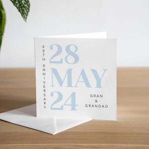 Carte personnalisée du 60e anniversaire en or Carte d'anniversaire de femme en or Carte du soixantième anniversaire de mari Cadeau d'anniversaire en diamant fait main pour eux