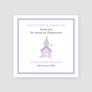 Gepersonaliseerde dank u voor het zijn mijn peetouders kaart voor nieuwe peetouder dank u geschenk van pasgeboren baby gefeliciteerd nieuwe peetouders