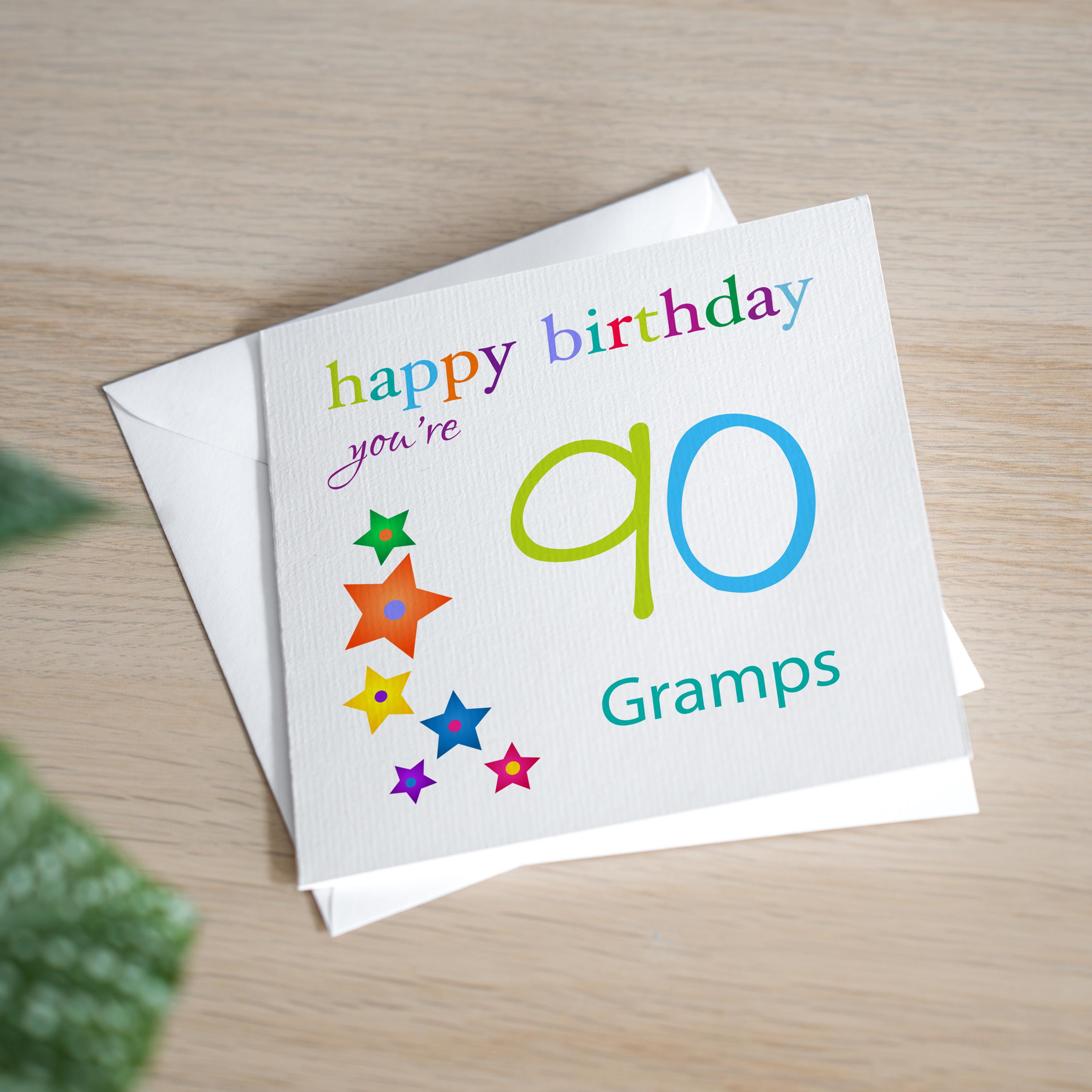 Second Ave Biglietto Compleanno Per Nonno 'Grampysaurus' - Premium Con Busta, Carta Di Lino 350g, FSC