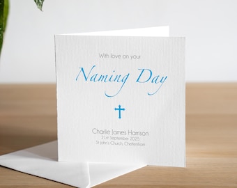 Carte de visite personnalisée faite main pour lui - Cartes de visite personnalisées pour petit-fils - Carte avec amour le jour de votre mariage pour garçon