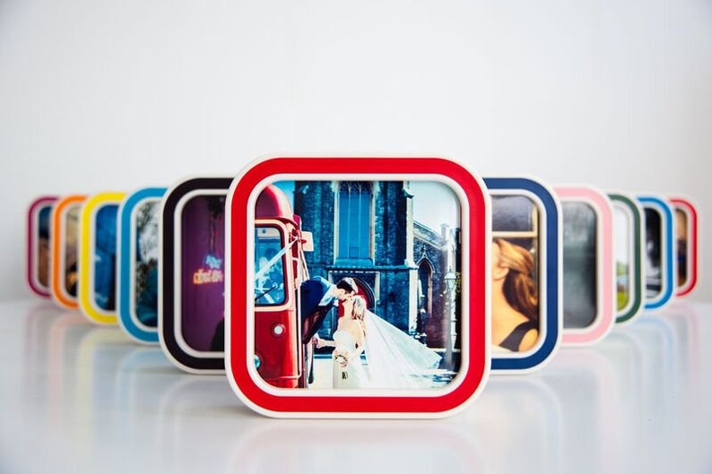 Download Colourful Curved Edges Instagram Picture Frame Multiple Colours Photo Frame Square 3d Modern 5 X 5 In Trendy