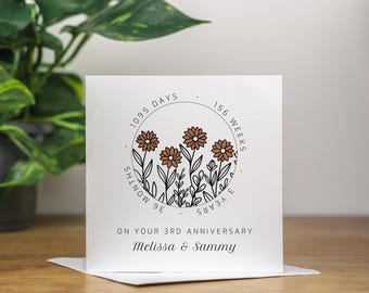 Verjaardagskaart | 3 jaar | dochter
