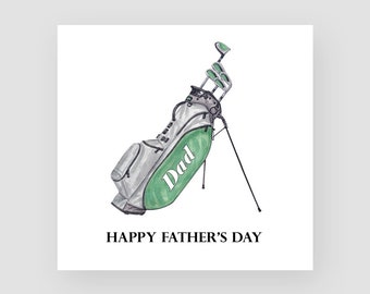 Golf Fathers Day Card Dad Fathers Day Gifts Golfer Fathers Day Card For Step Dad Fathers Day Card From Son Fathers Day Card Golf Lover