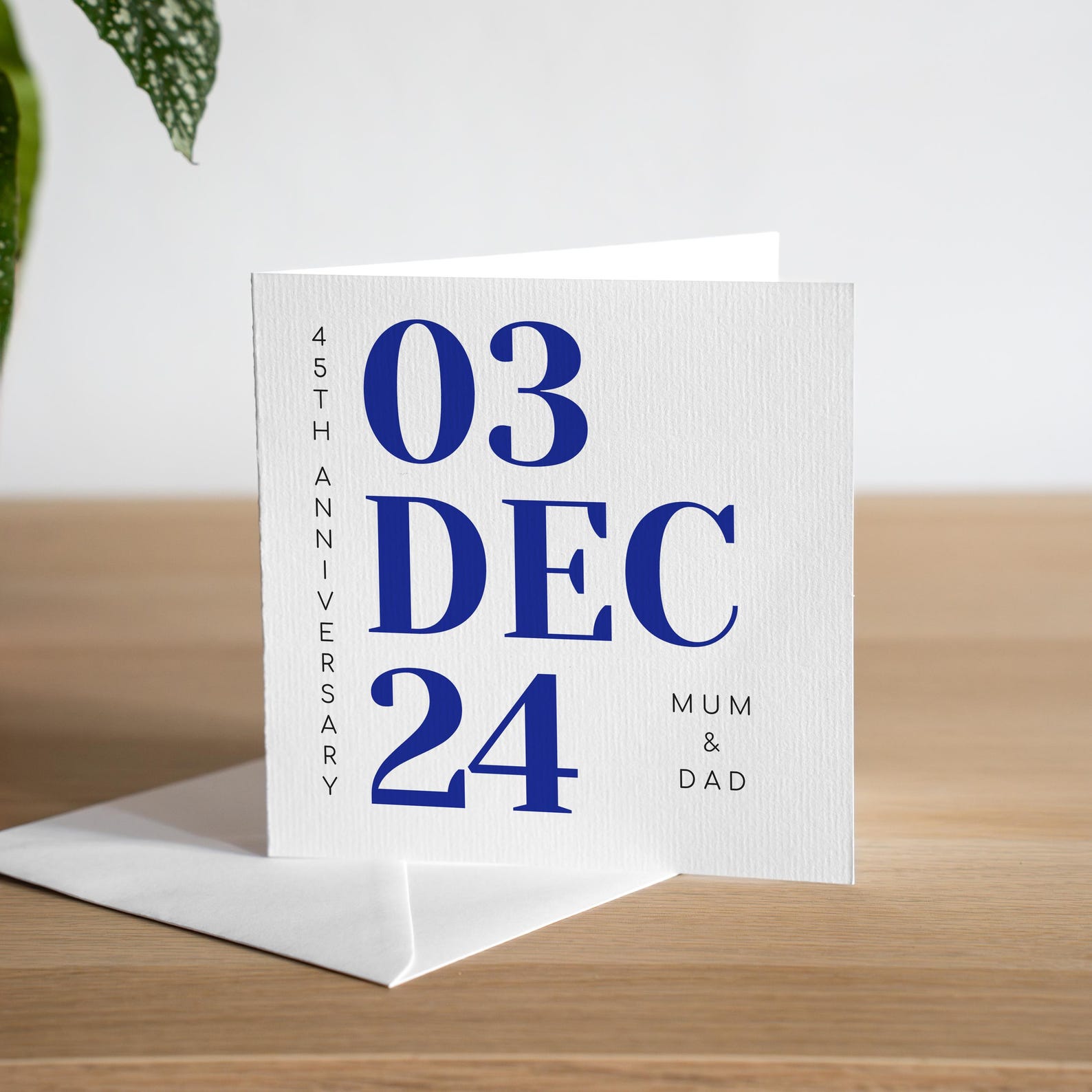Personalised 45th Anniversary Card Wife Sapphire Anniversary Card ...