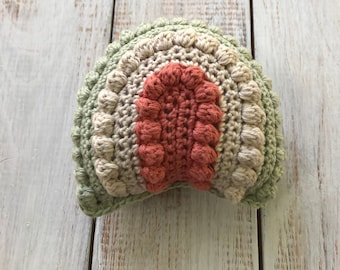 Crochet baby rattle~ Baby shower gift~ Baby Rattle~ Handmade baby gift~ New Mom Gift~ Gender neutral baby