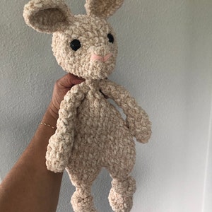 Baby Shower Gift ~ Bunny Lovey ~  Crochet Bunny Lovey ~ Baby Shower Gift