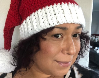 Crochet Santa Hat~ Holiday Hat ~ Christmas Hat