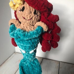 Crochet Mermaid~Mermaid Plushie~ Childs Gift~ Mermaid Girl~ Mermaid Doll~ Birthday Gift~ Girls Birthday Gift~ Baby Shower gift
