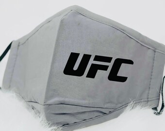 UFC Face Mask, UFC, Cotton Face Mask, Adjustable Face Mask