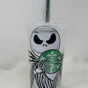 Jack Skellington Halloween Venti Cold Cups, Jack Skellington, Starbucks Cold Cups