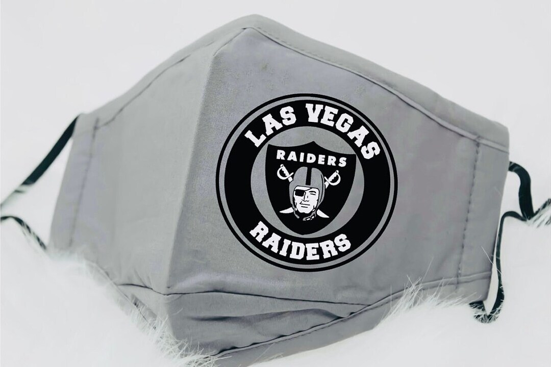 Las Vegas Raiders Face Mask, Las Vegas Raiders, Adult and Kids Mask