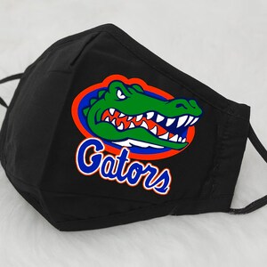 Florida Gators Face Mask, Florida Gators, Cotton Face Mask, Adult Mask, Kids Mask, Adjustable Face Mask