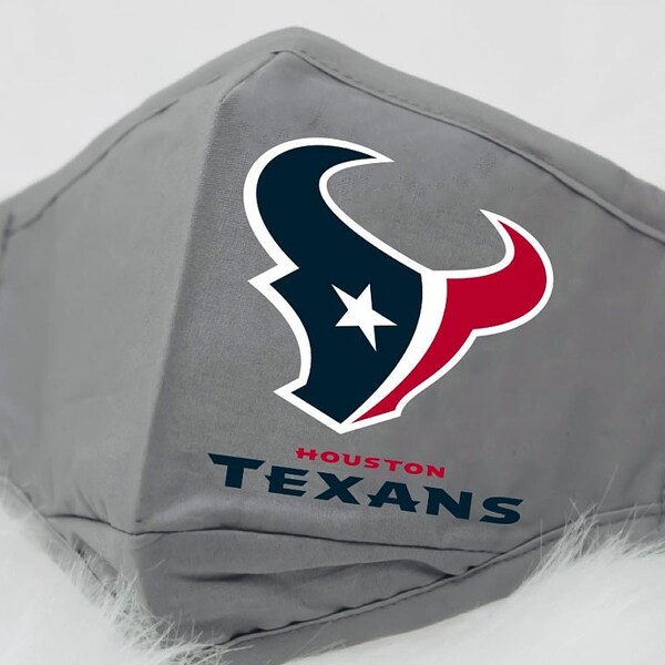 Houston Texans Face Mask, Houston Texans, Adult Face Mask, Kids Face Mask, Adjustable Face Mask