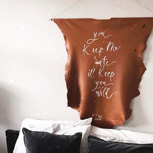 Leather Custom Sign | Etsy