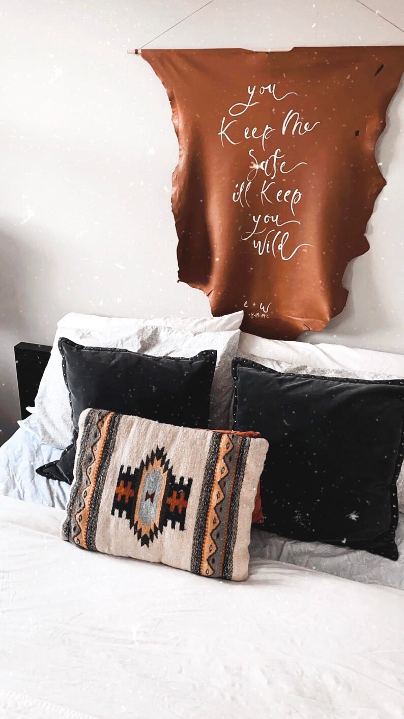 Leather Custom Sign | Etsy