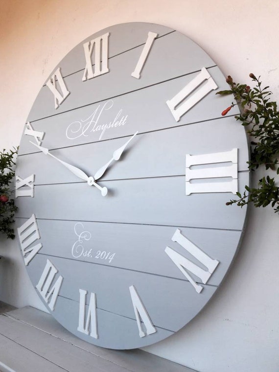 33 Personalized Wall Clock Large Oversized - Giant Wall Clocks Nz 33 Personalized Wall Clock Large Oversized - Giant Wall Clocks Nz