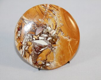 Natural Mookait, Mookaite Cabochon , Edelsteine,Schmucksteine, Cabochons,Mineral 54x54x6mm, 106,30ct. (1)