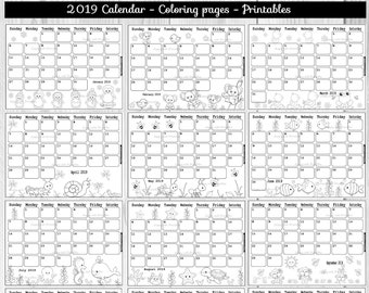 Adorable calendars Etsy picture relating to Cute Calendars called Lovable calendars Etsy