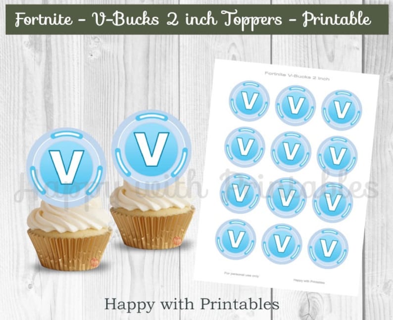 image 0 - v bucks printable image