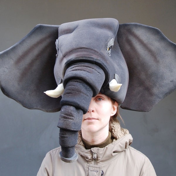 Elephant headdress, Wild Animals, Foam Masks