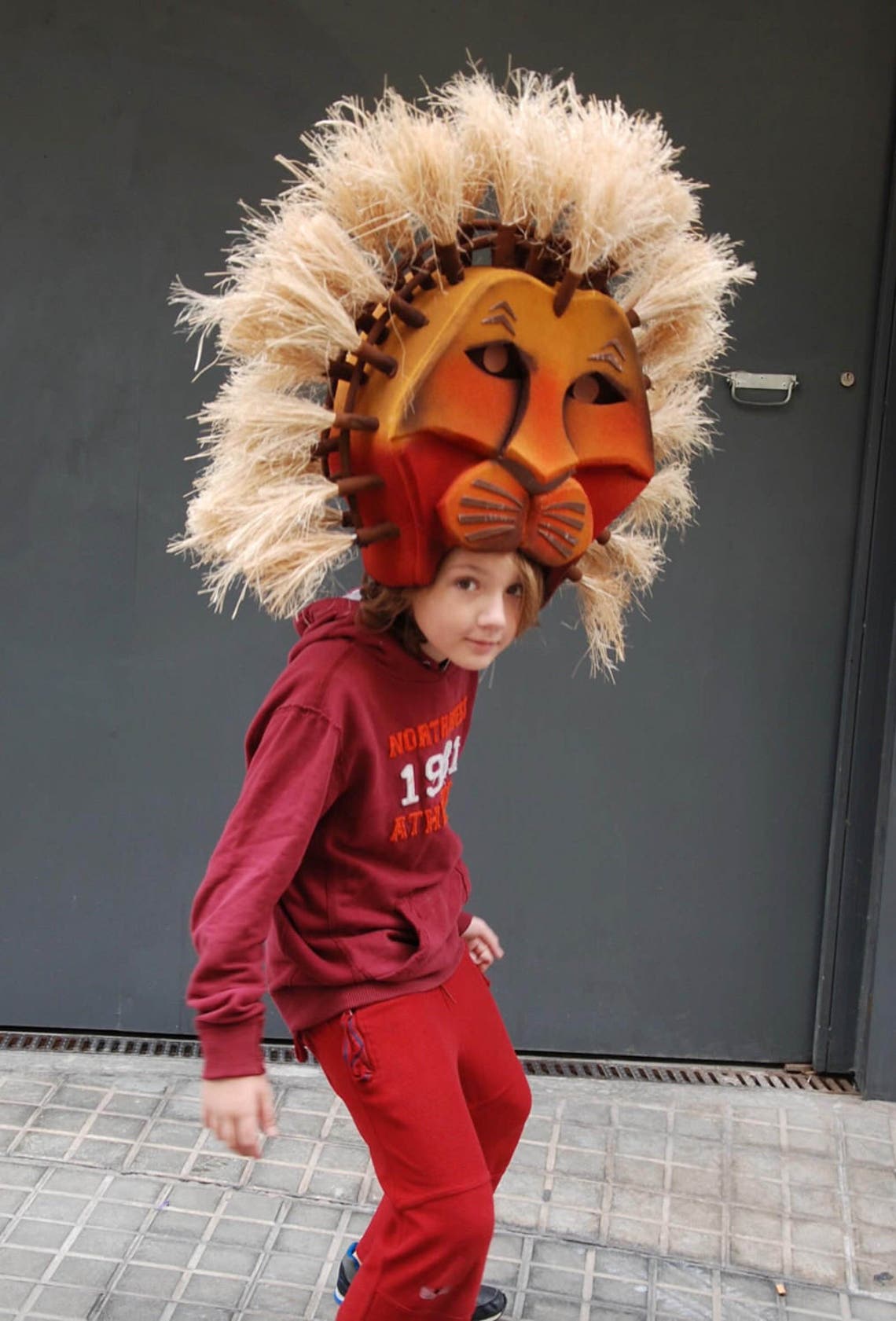 Simba headdress Lion Mask Junior and Adult size Theater | Etsy