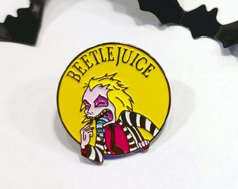 Beetlejuice Enamel Pin