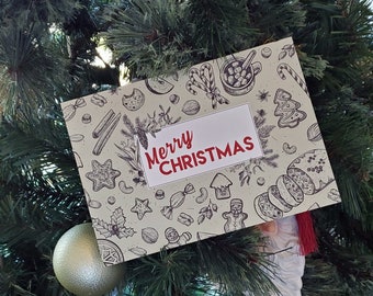 Merry Christmas Card - Desserts and Sweets