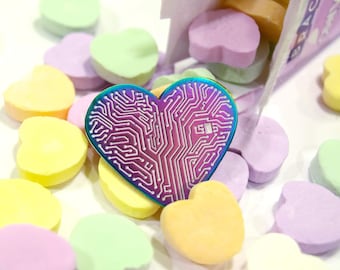 Heart Circuit - Enamel Pin