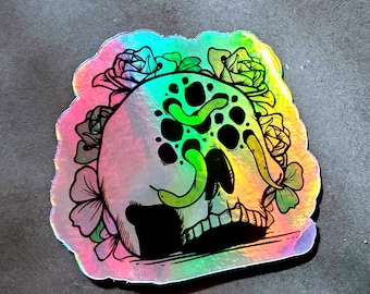 Beauty in death | Trypophobia - Holographic sticker