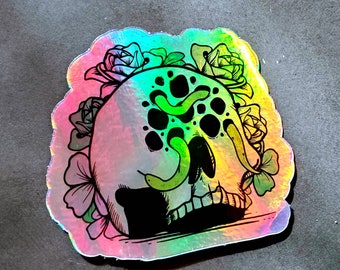 Beauty in death | Trypophobia - Holographic sticker
