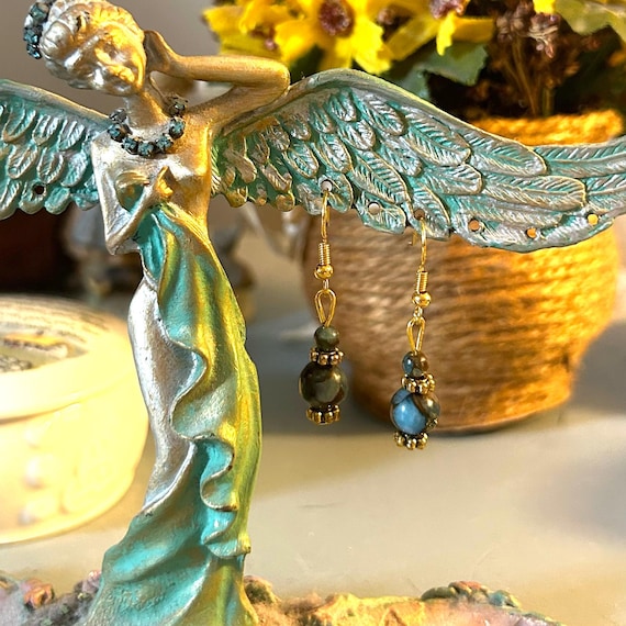 Fancy Jasper Dangle Earrings