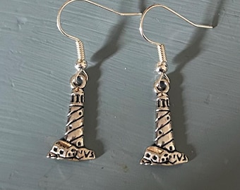 Lighthouse Lover Silver Earrings