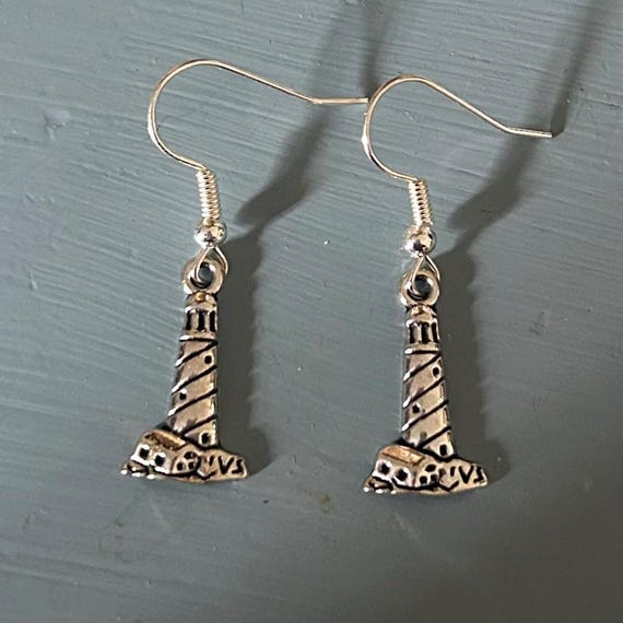 Lighthouse Lover Silver Earrings