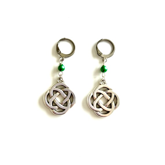 Colleen Celtic Knot Dangle Earrings