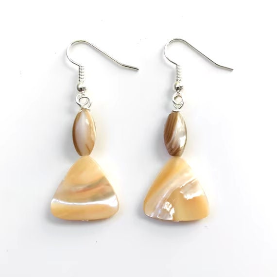 Mother of Pearl Dangle Earrings