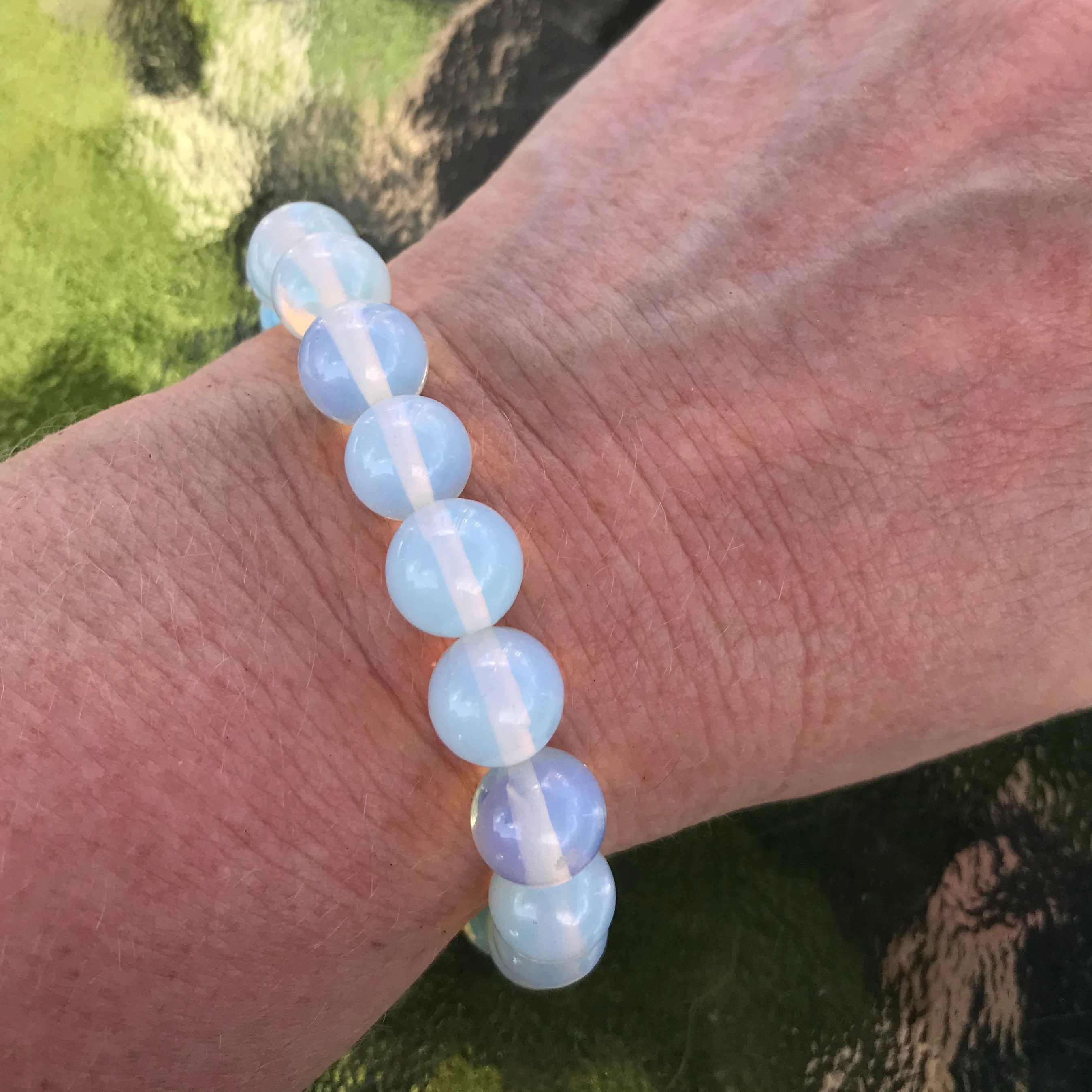 moonstone stretch bracelet