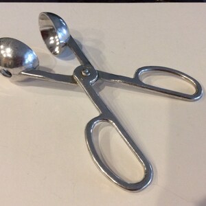 Vintage Alumínio Cookie Dough Baller 1-1/2 polegada Meatball Maker Rice Baller Taiwan