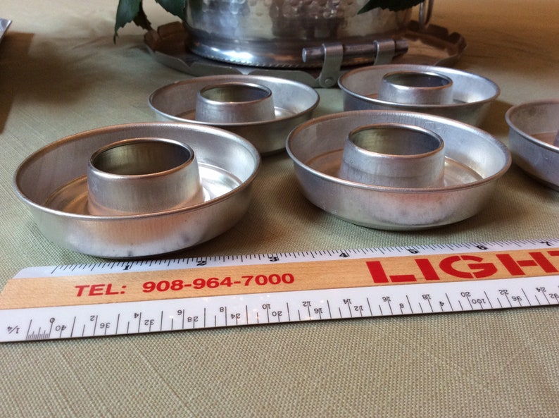 5 Vintage Jello Molds Donut Shape Aluminum Molds Etsy