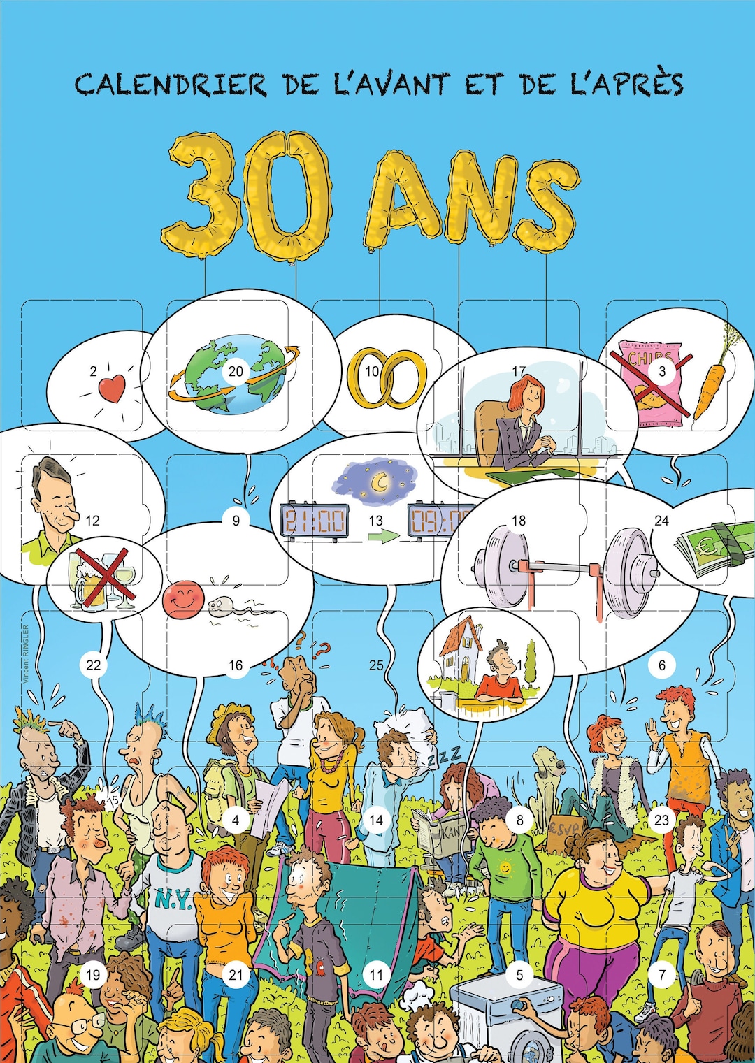 30year Map 30year Calendar Before or After Anniversary 25 Resolutions